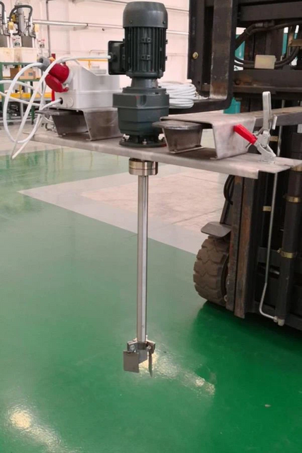 Mixer untuk agitator mixer miniatur tangki IBC