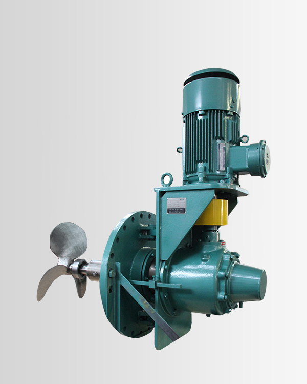 Special mixer for heavy raw oil tank