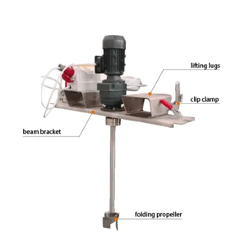 Keheng IBC Tote Mixer cu suport de ridicare